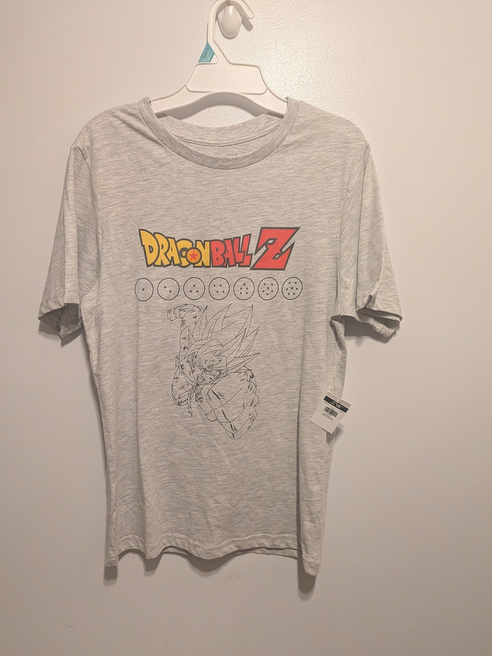 Dragon Ball Z Graphic Tee - Light Gray by (no brand)